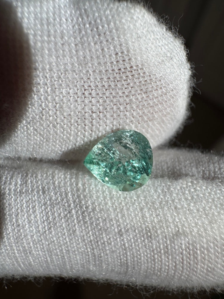 .73 carat Chivor mine Colombian Emerald